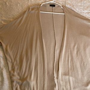 Cream Open Front Cardigan